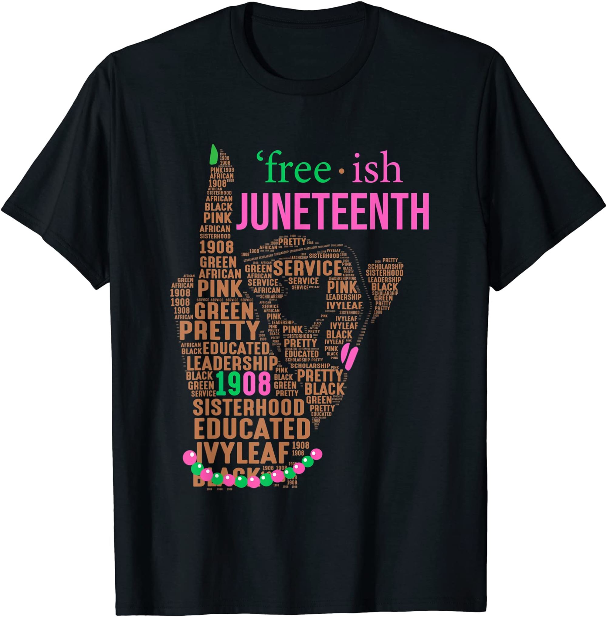 Juneteenth Aka Free Ish Since 1865 Independence Day Tshirt Plus Size Up To 5xl