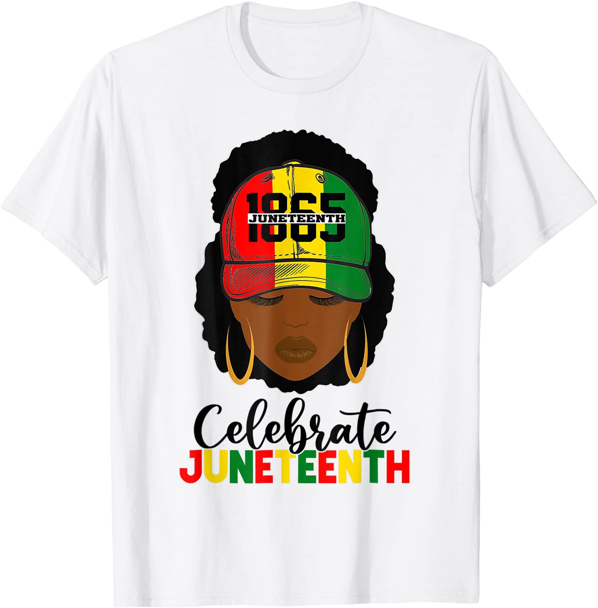 Juneteenth Celebrate 1865 June 19th Black Women Black Pride T-shirt Full Size Up To 5xl