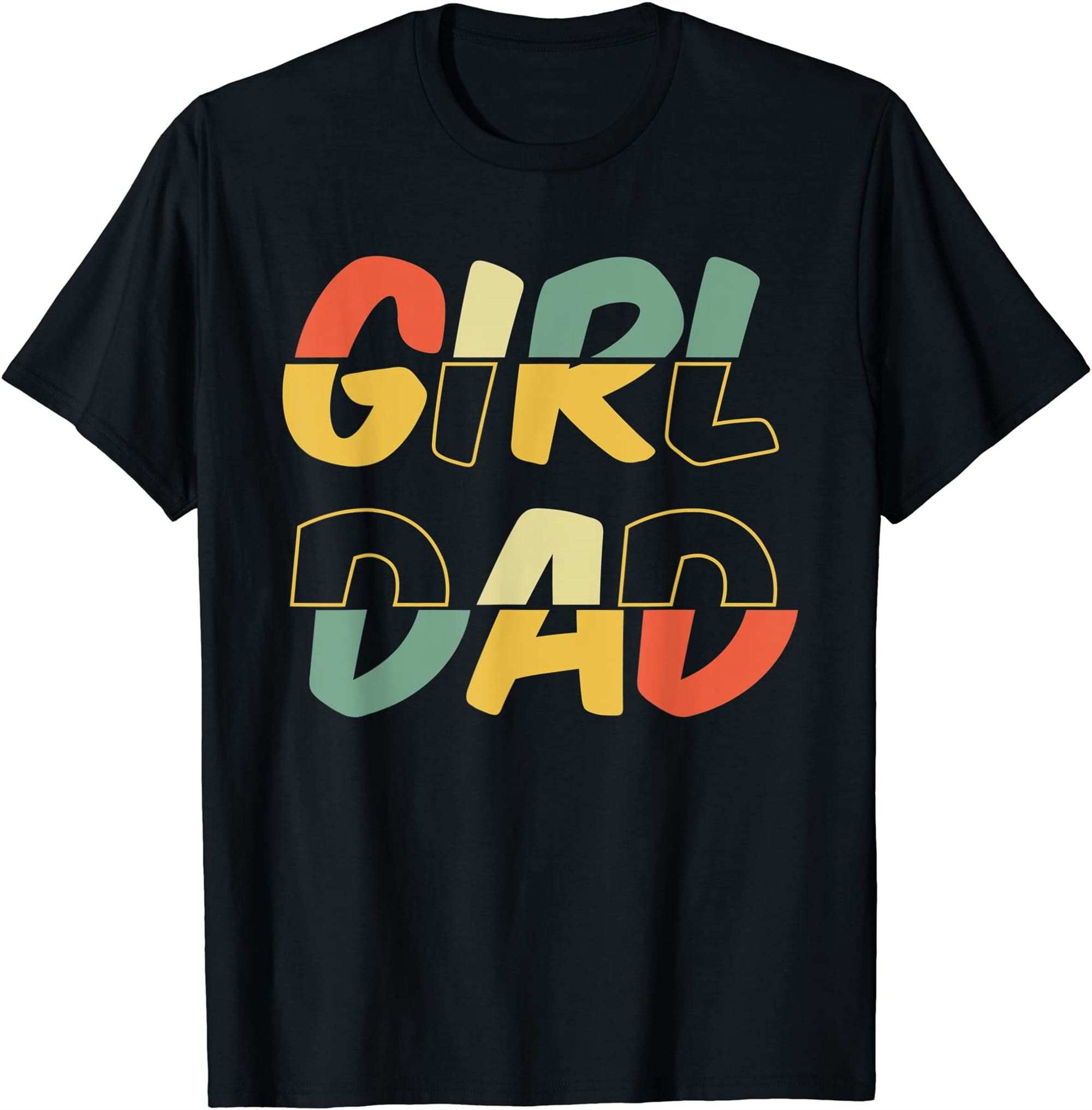 Mens Girl Dad Shirt For Men Fathers Day T-shirt Full Size Up To 5xl
