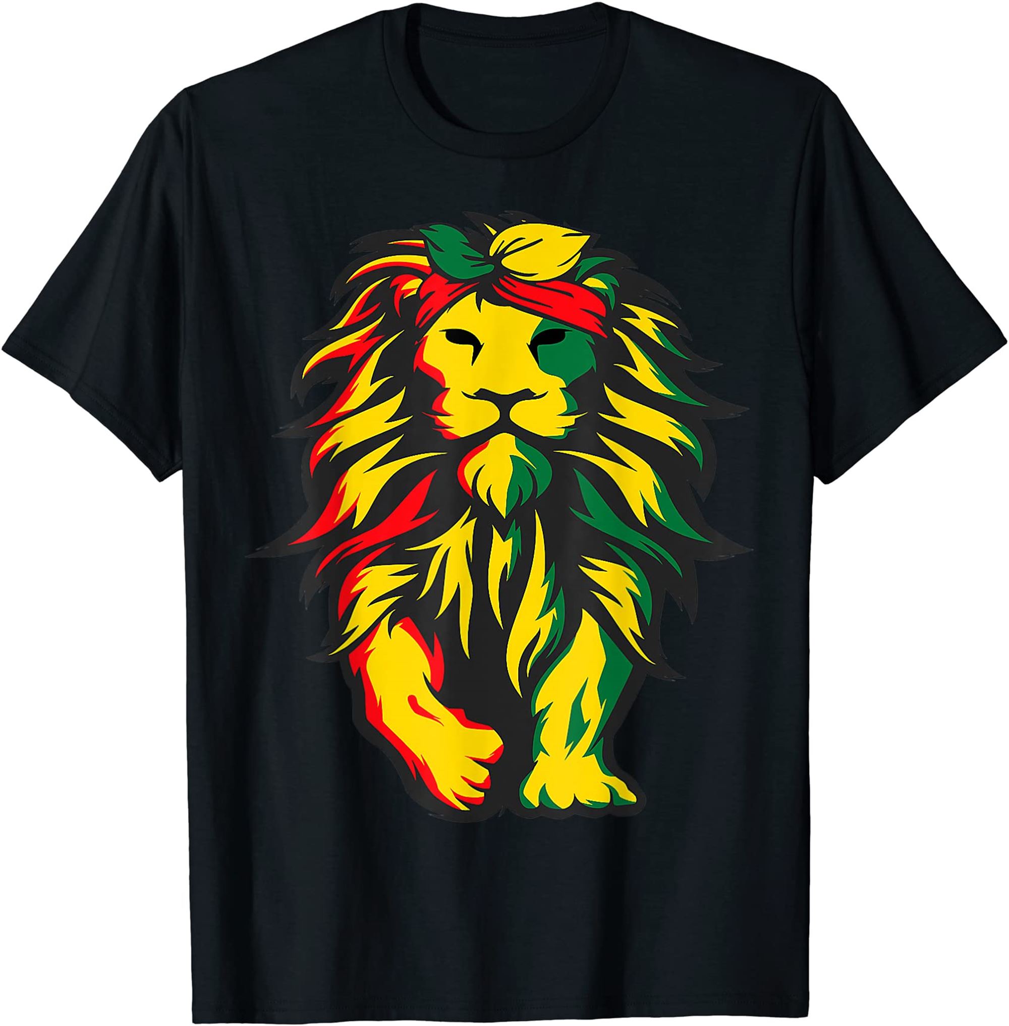 Lion Juneteenth Cool Black History African American Flag T-shirt Size Up To 5xl