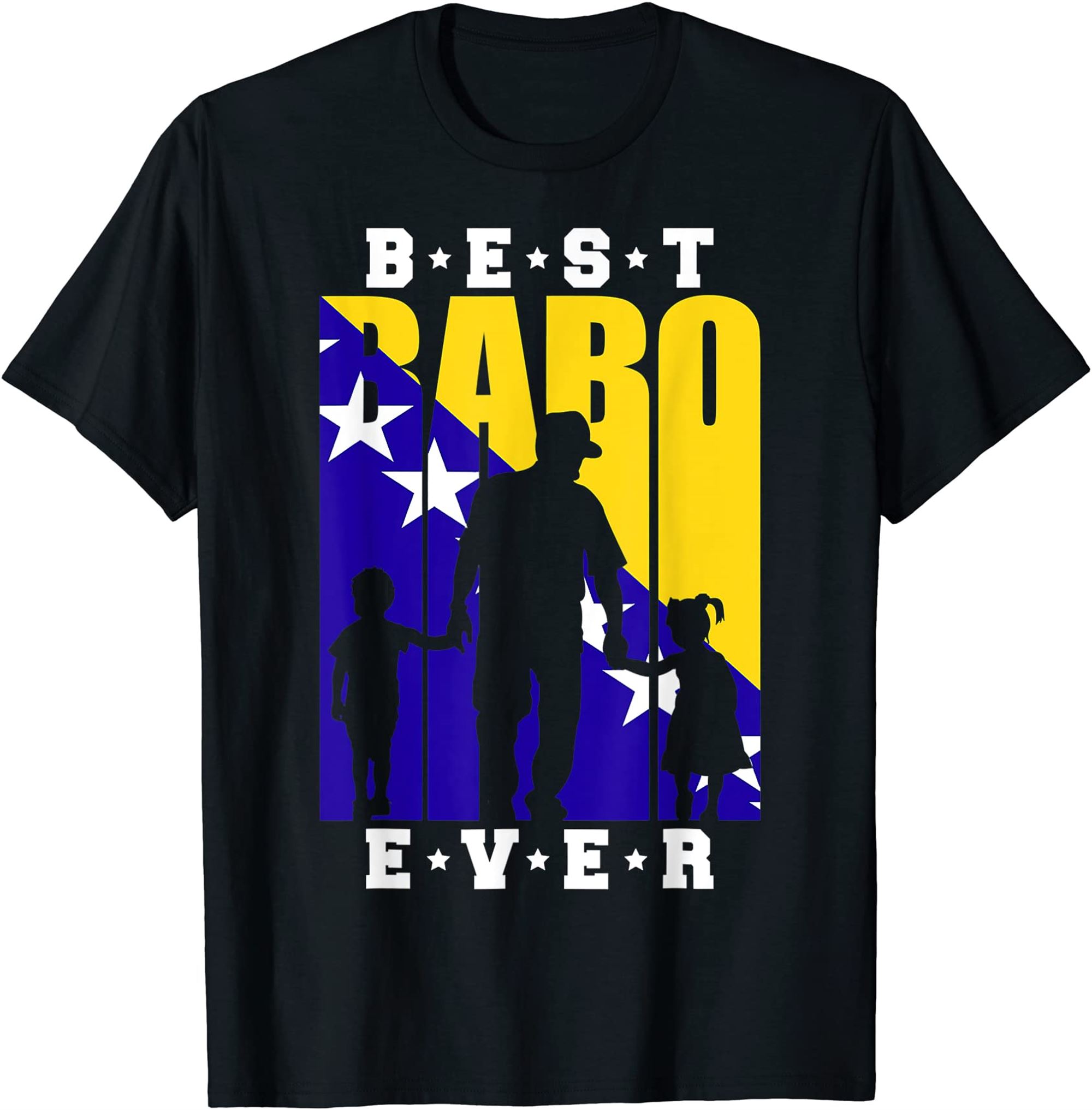 Otac Bosnian Dad Of 2 Fathers Day Best Babo Ever T-shirt Full Size Up To 5xl