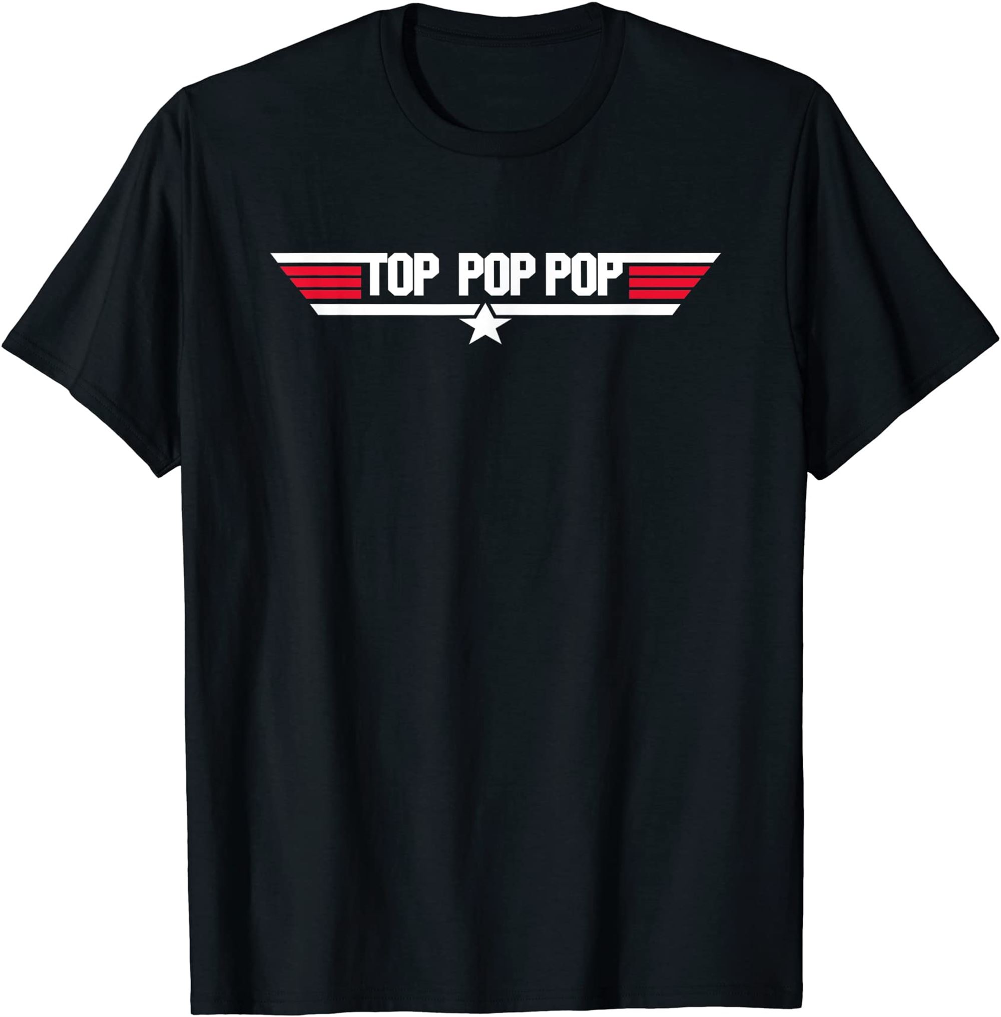 Top Pop Pop Funny Father Grandpa 80s Fathers Day Gift T-shirt Size Up To 5xl