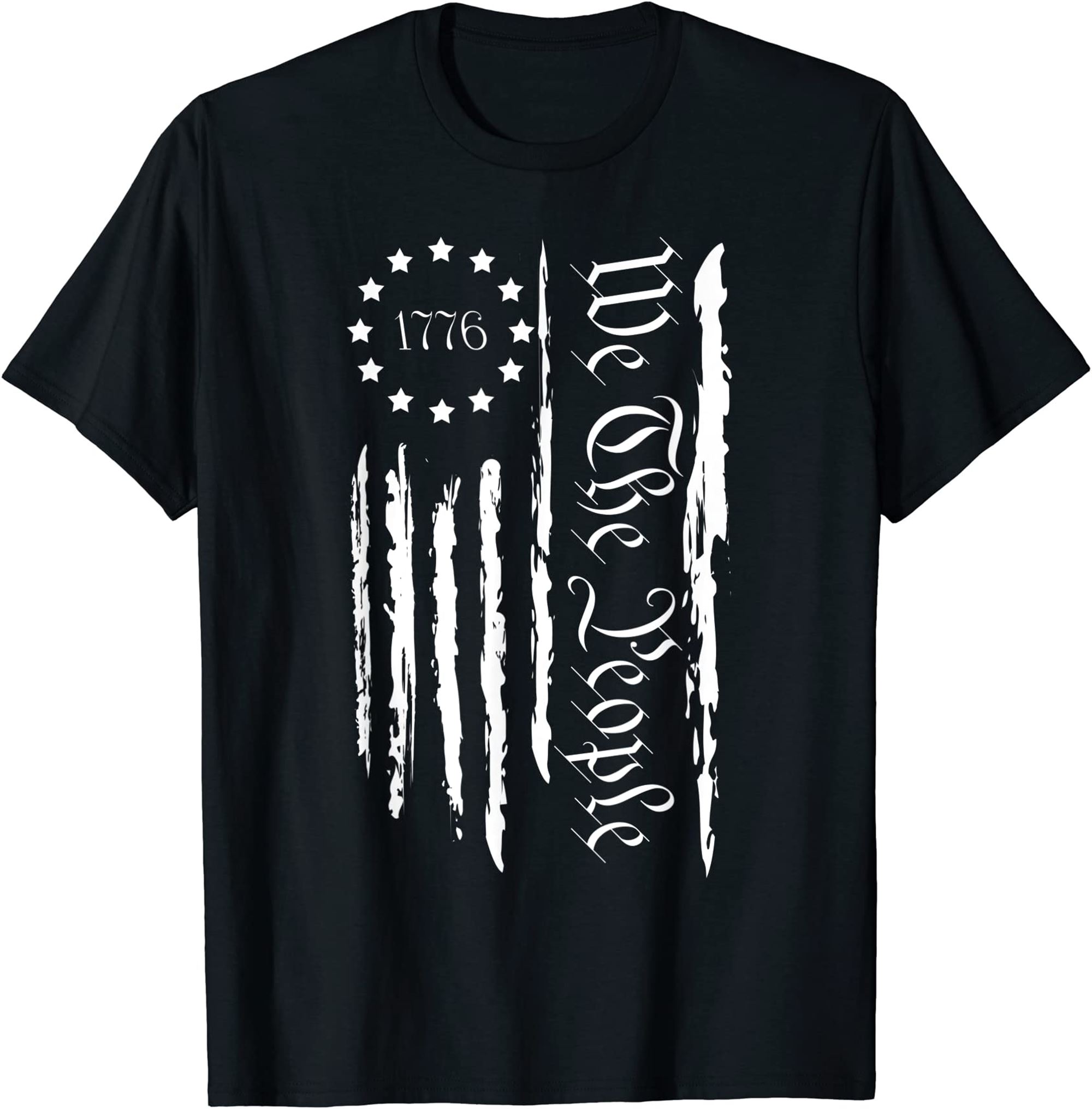 4th Of July 1776 Patriotic Men Women Usa Flag T-shirt Size Up To 5xl