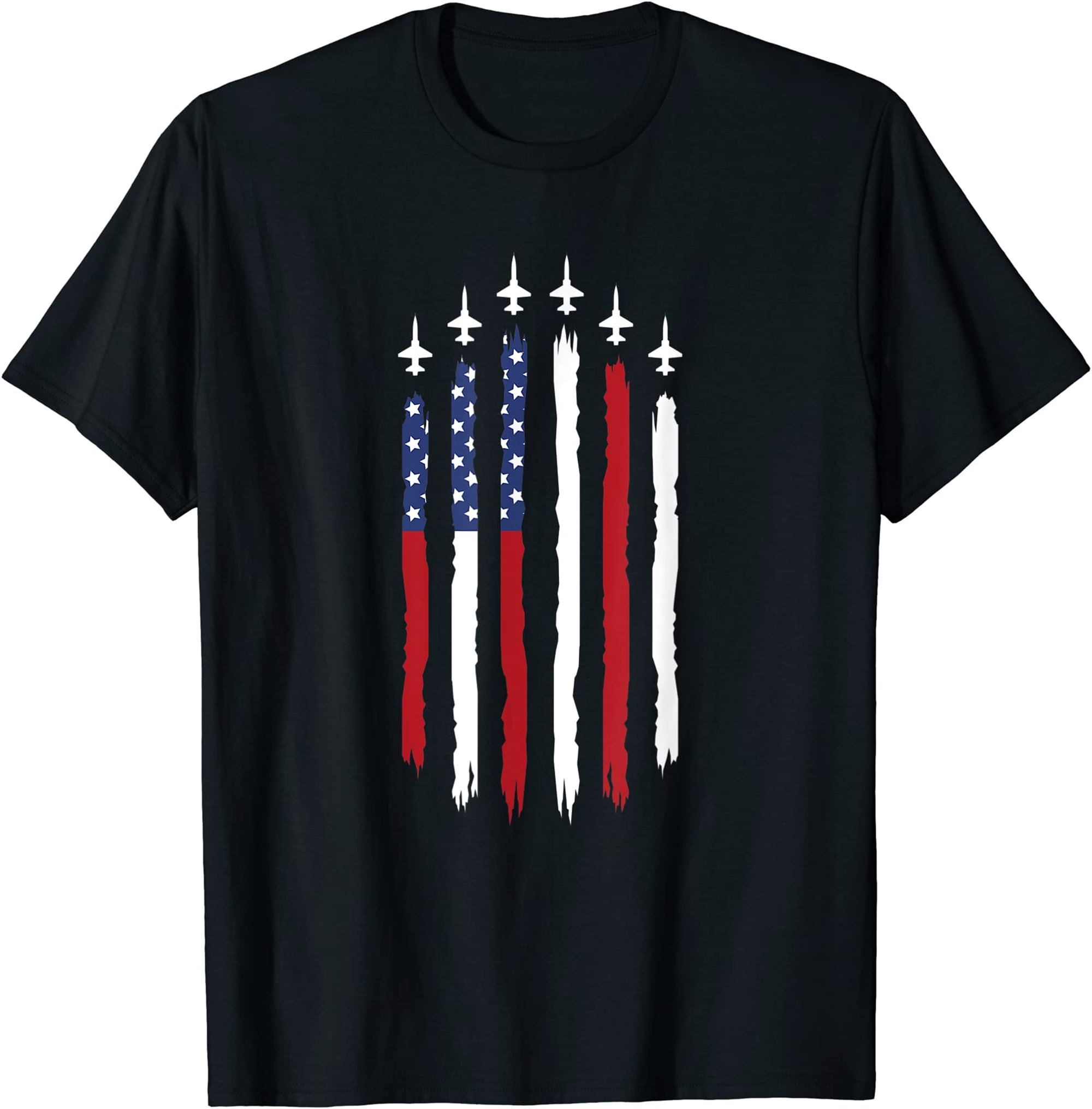 4th Of July Red White Blue T-shirt Full Size Up To 5xl - Luxwoo.com