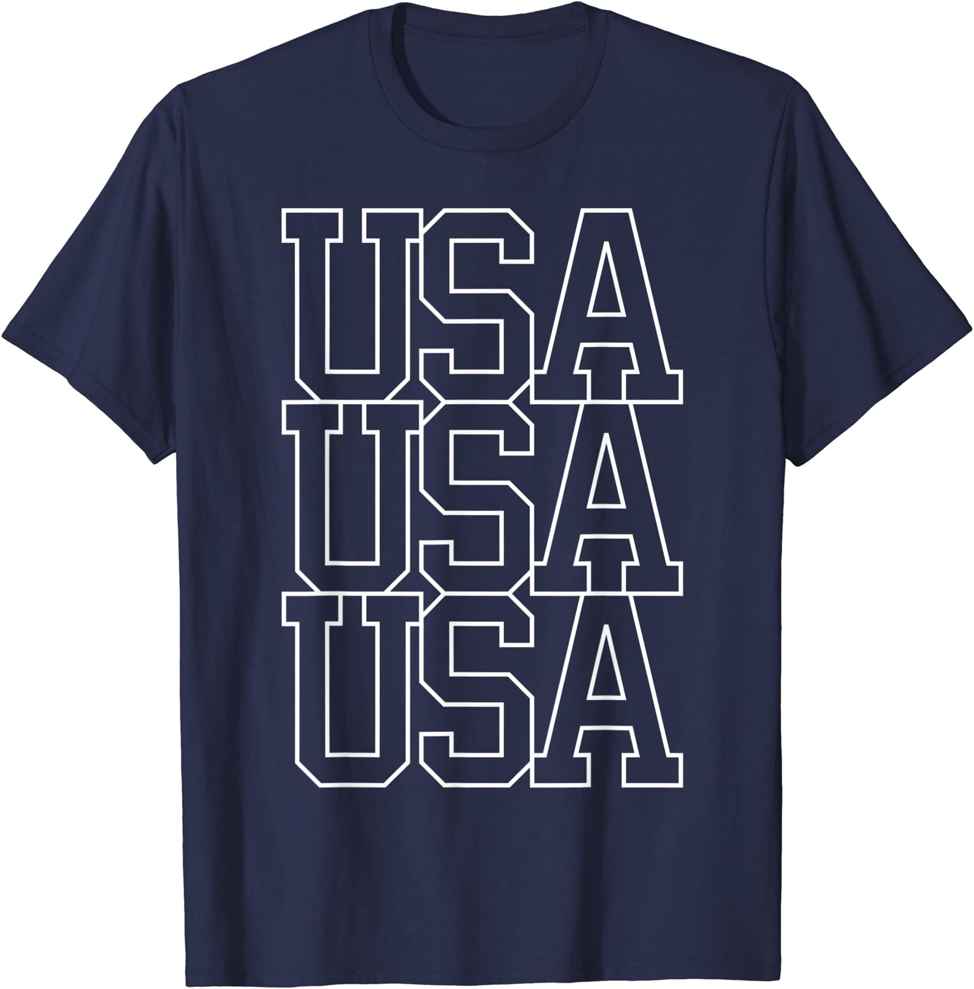 Usa Usa Usa Shirt Women Men Kids Cool American 4th Of July T-shirt Plus Size Up To 5xl