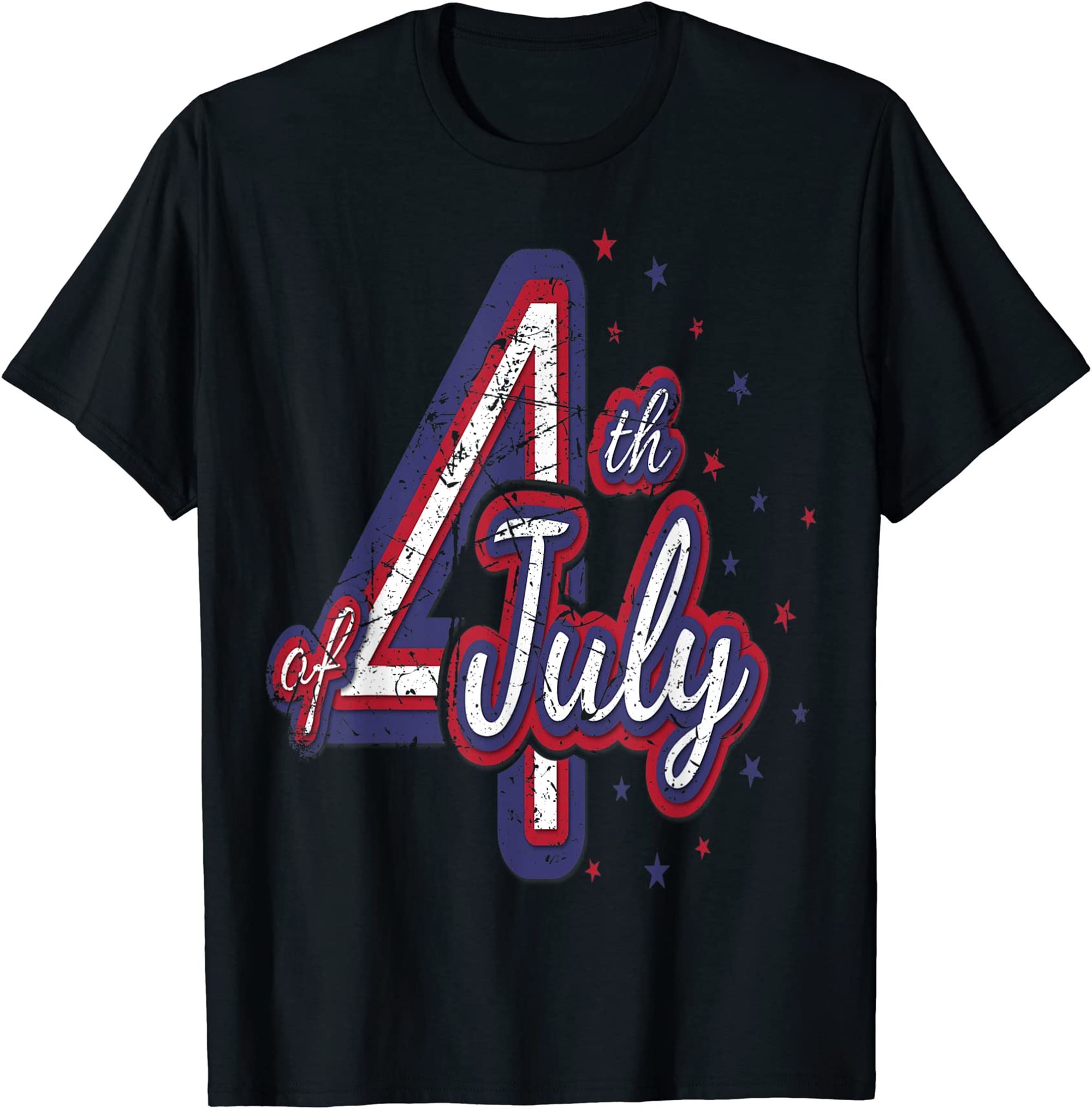 4th July Independence Day United States Vintage Distressed T-shirt Plus ...