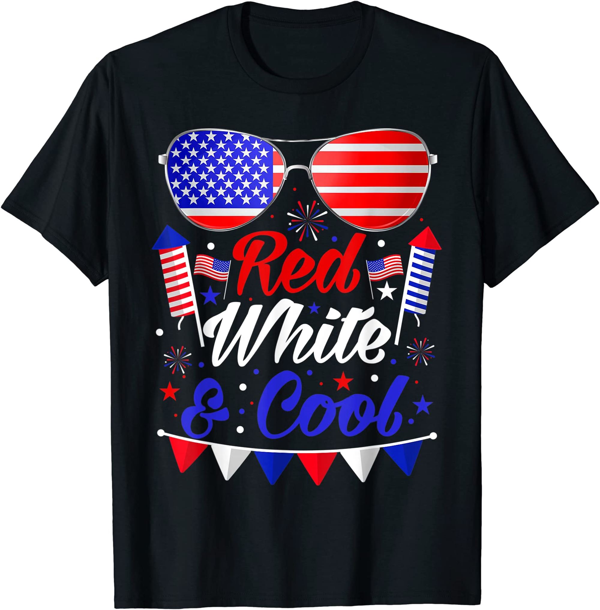 Fourth Of July 4th July Kids Red White And Blue Patriotic T-shirt Size Up To 5xl