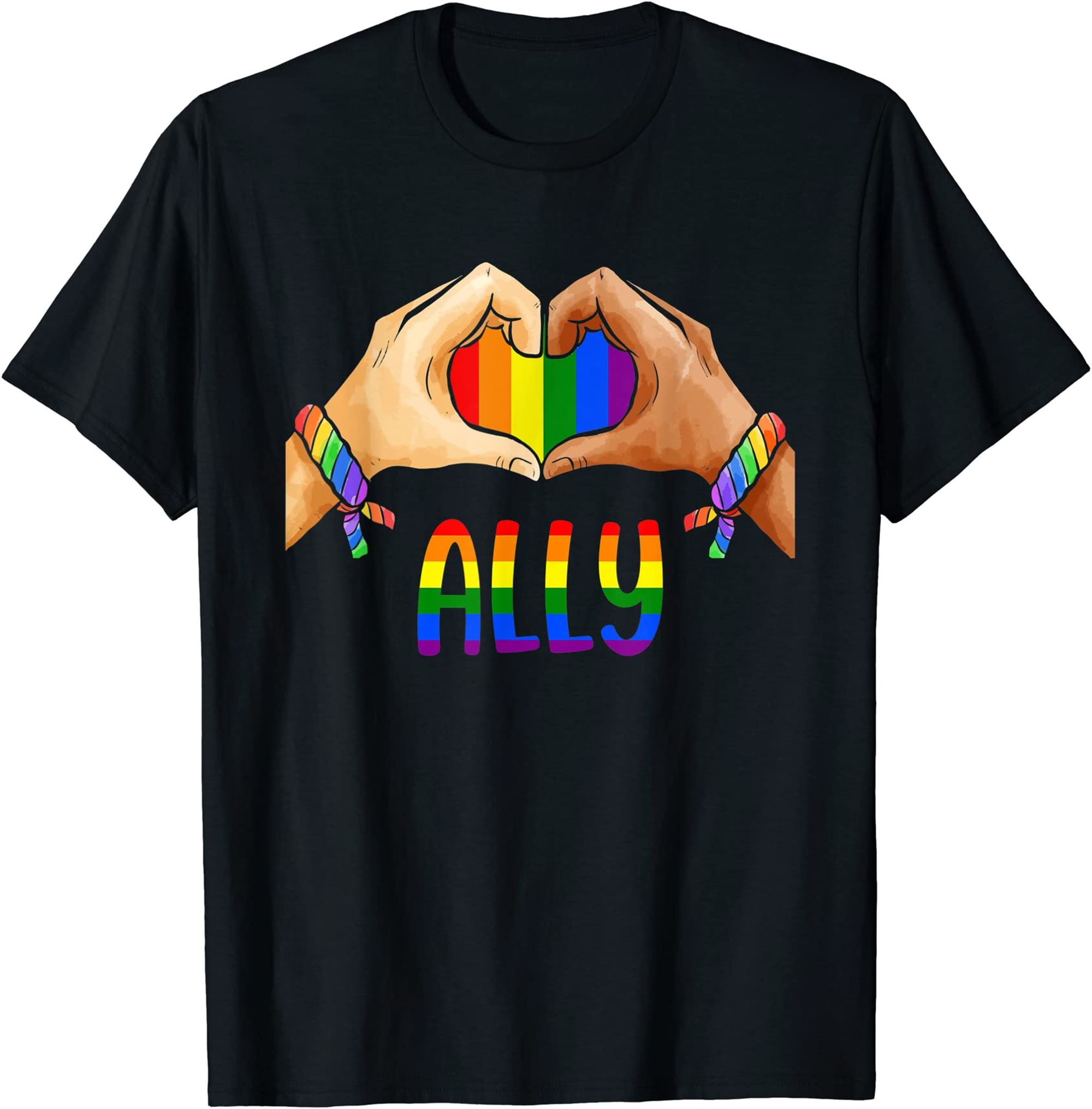 Lgbtq Ally Tshirt For Gay Pride Men Women Children Tshirt Plus Size Up To 5xl