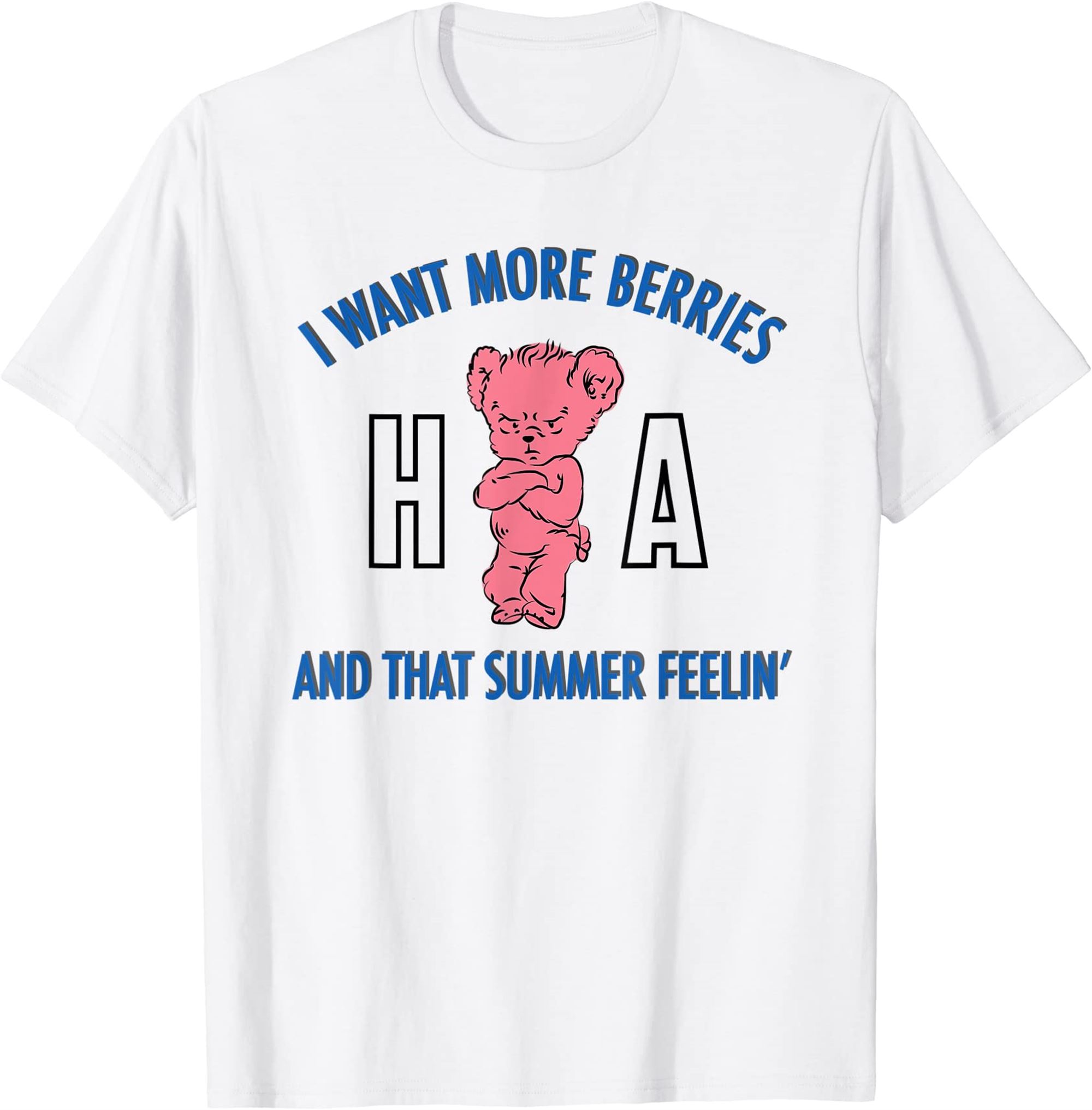 More Berries Angry Bear T-shirt Full Size Up To 5xl