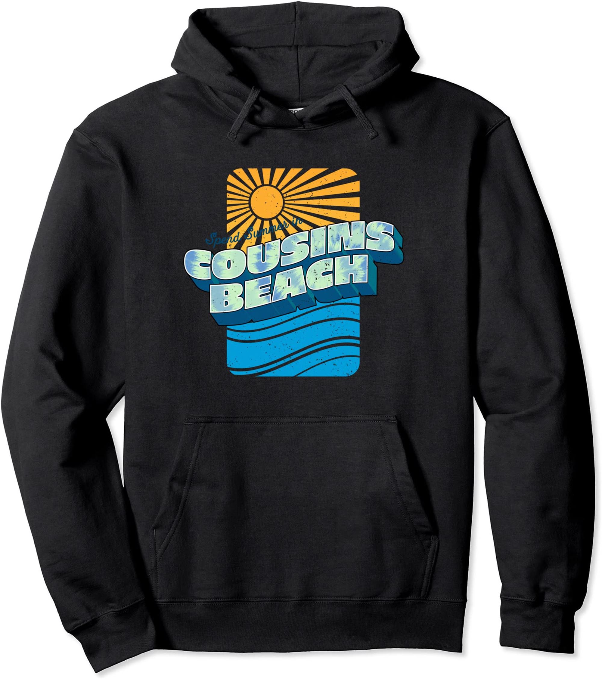 The Summer I Turned Pretty Waves Postcard Pullover Hoodie Plus Size Up To 5xl