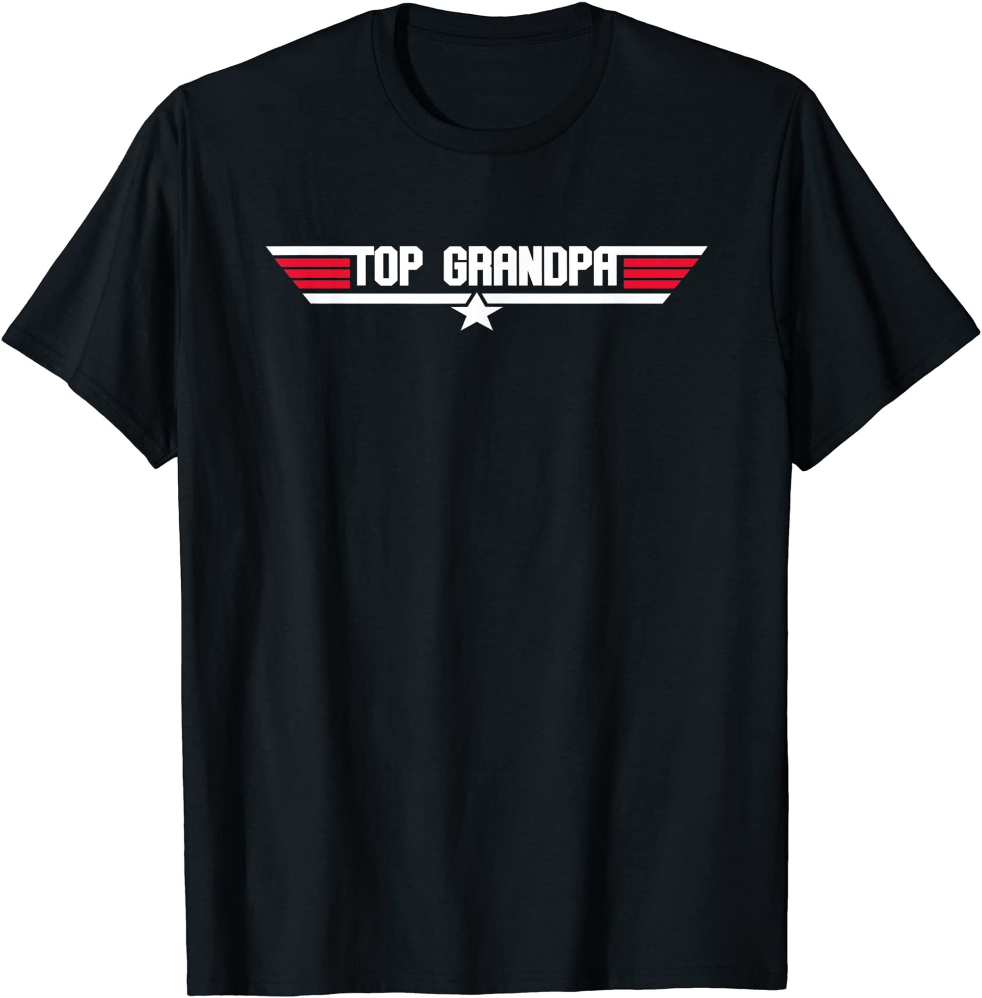 Top Grandpa Funny Grandfather 80s Fathers Day Gift T-shirt Plus Size Up To 5xl