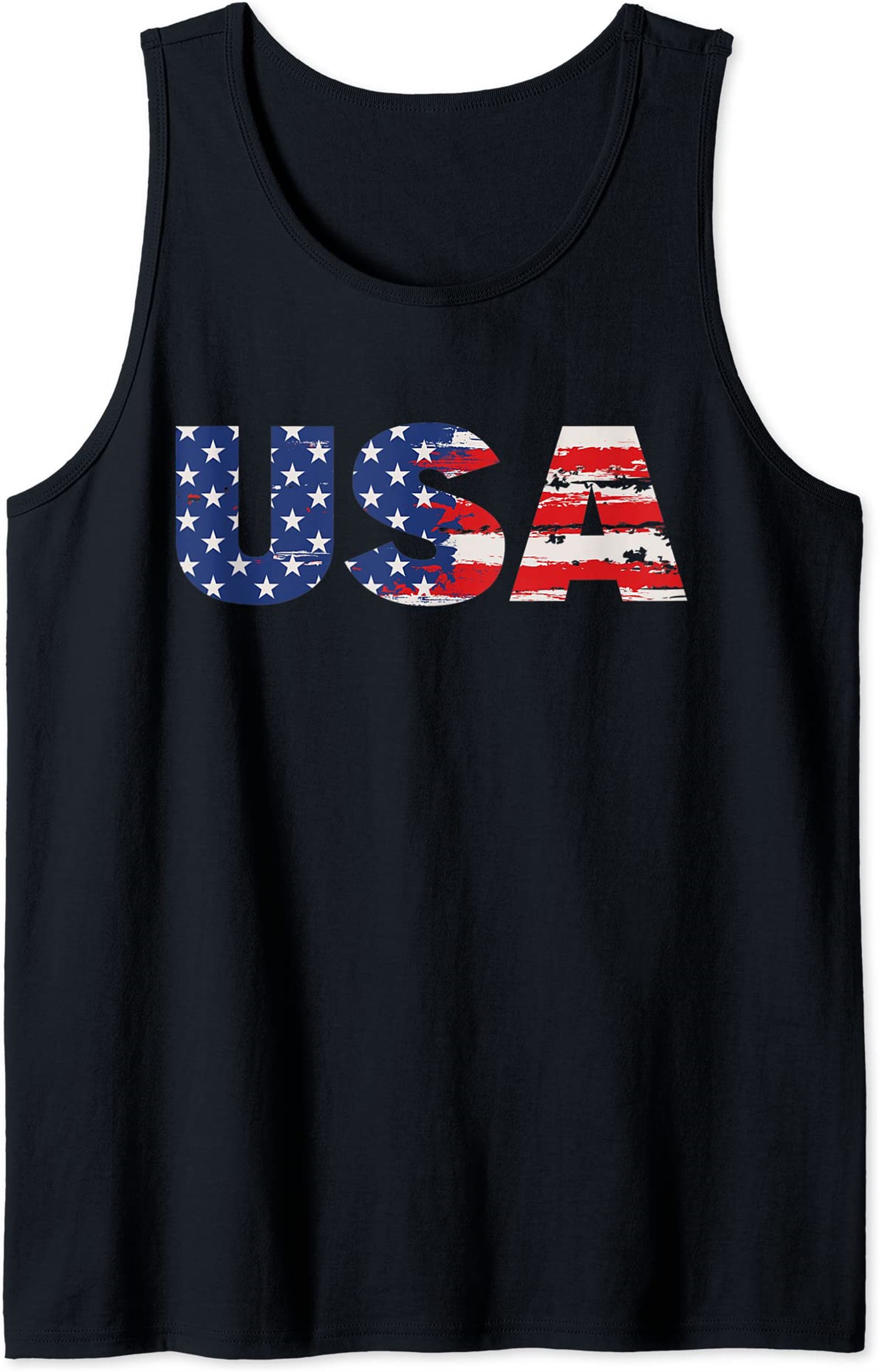 Usa T Shirt Women Men Patriotic American Flag 4th Of July Tank Top Full Size Up To 5xl