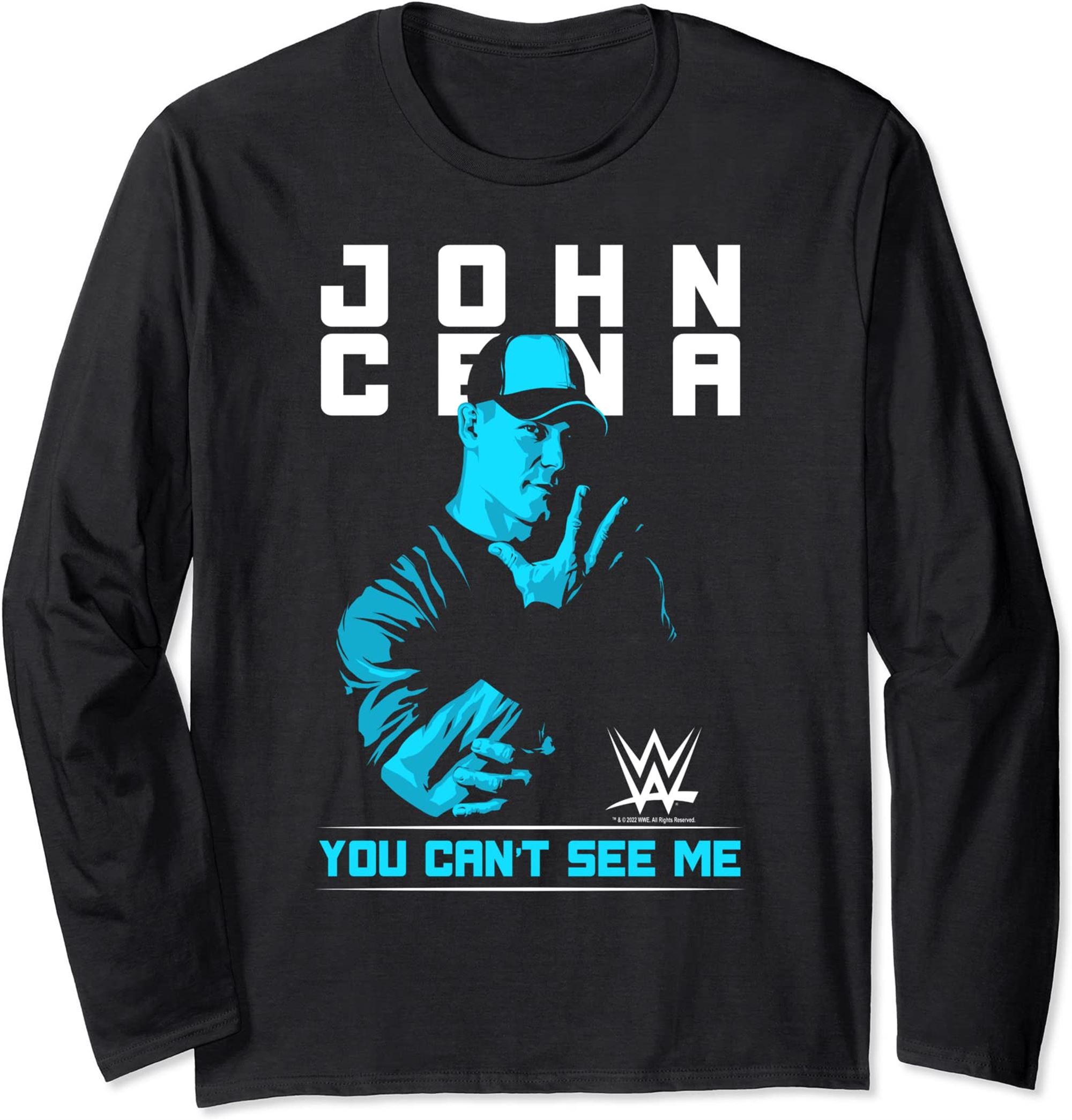 Wwe John Cena You Cant See Me Long Sleeve T-shirt Full Size Up To 5xl