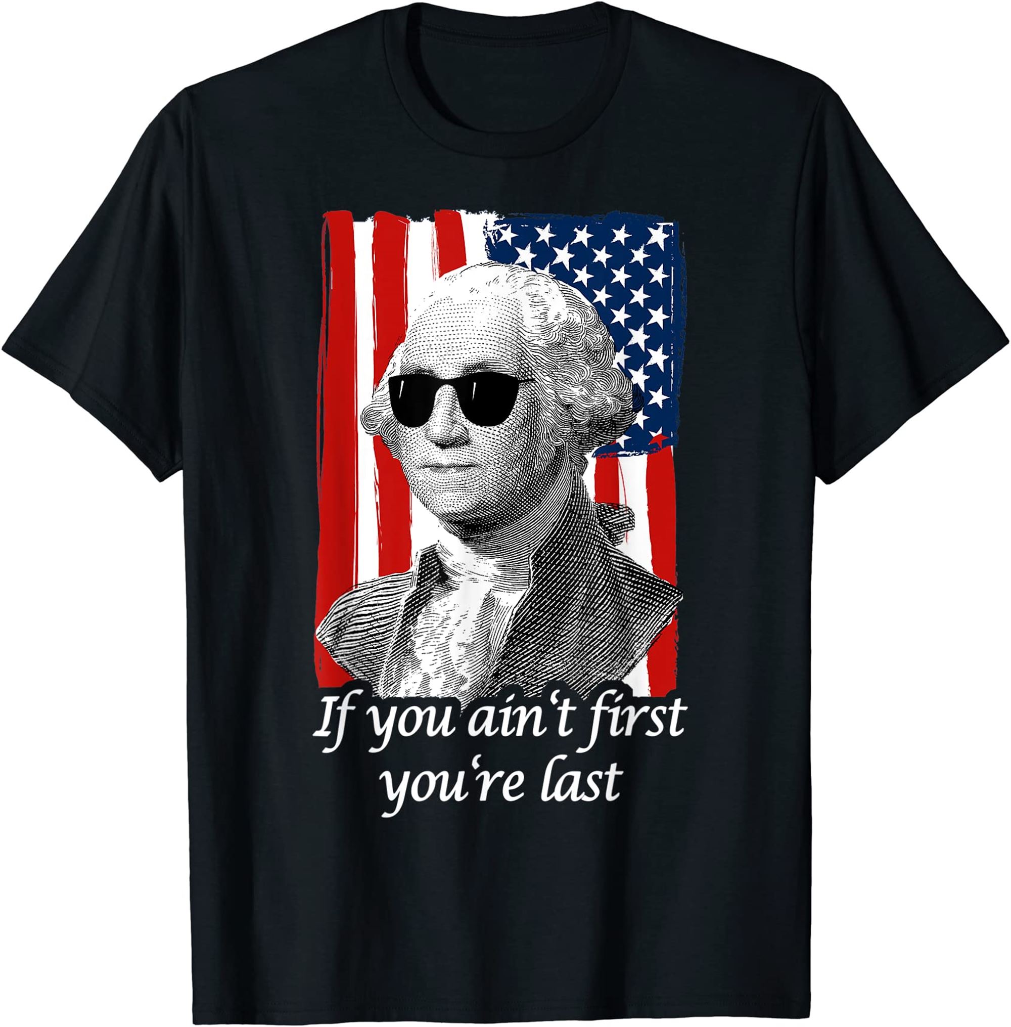 4th July Georg Washington Patriotic Quote Independence Day T-shirt Size Up To 5xl