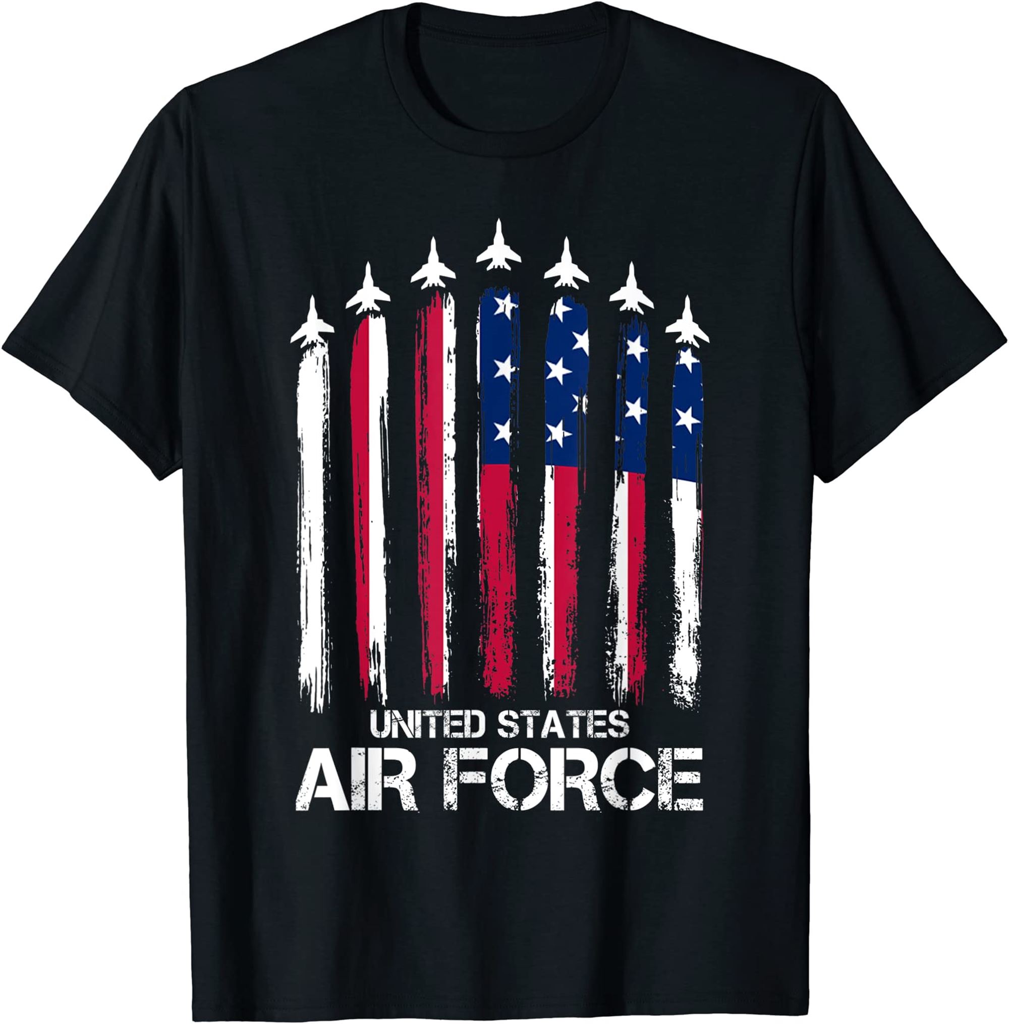 Air Force Us Veterans 4th Of July T Shirt American Flag T-shirt Size Up To 5xl