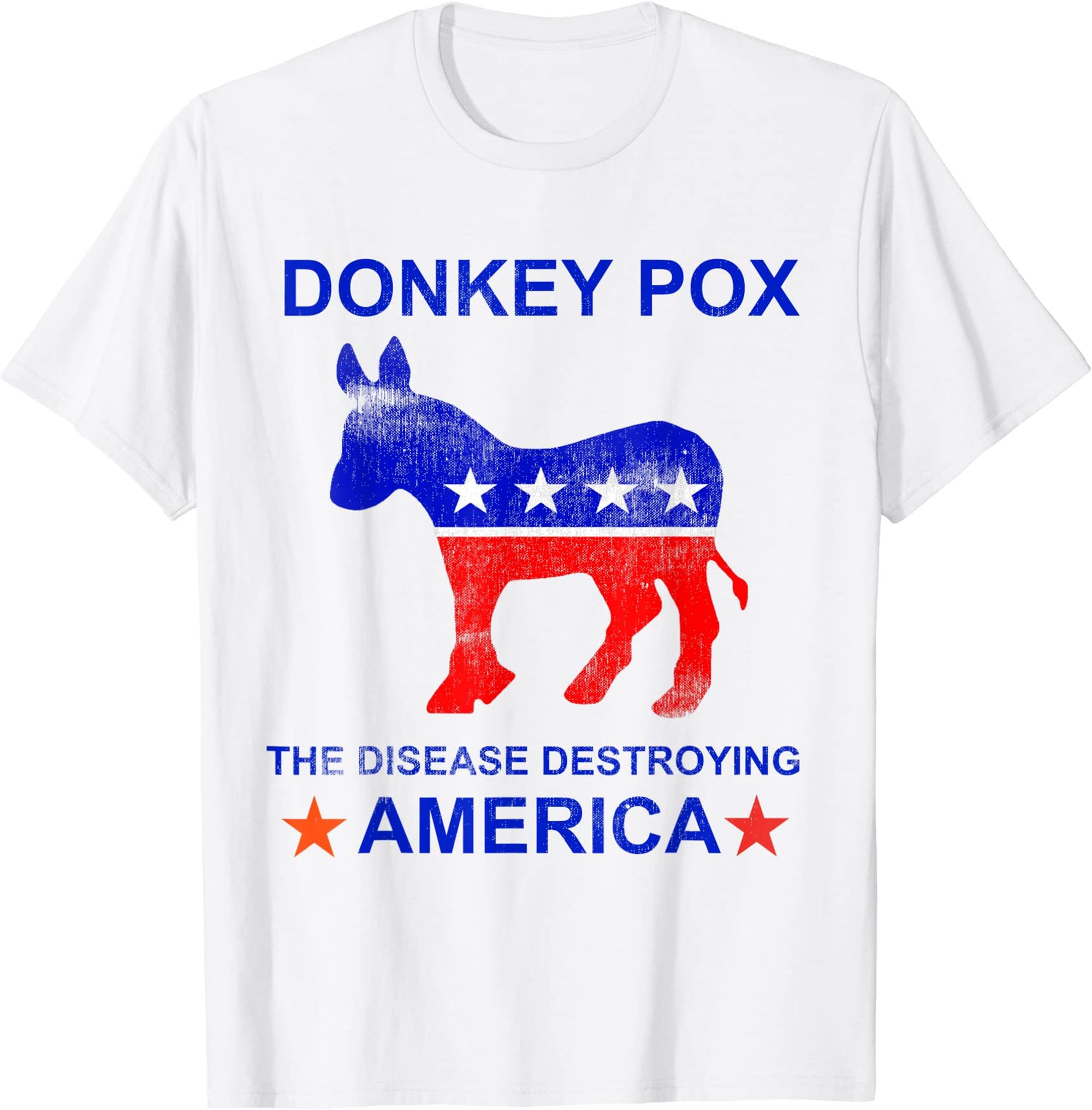 Donkey Pox The Disease Destroying America T-shirt Full Size Up To 5xl