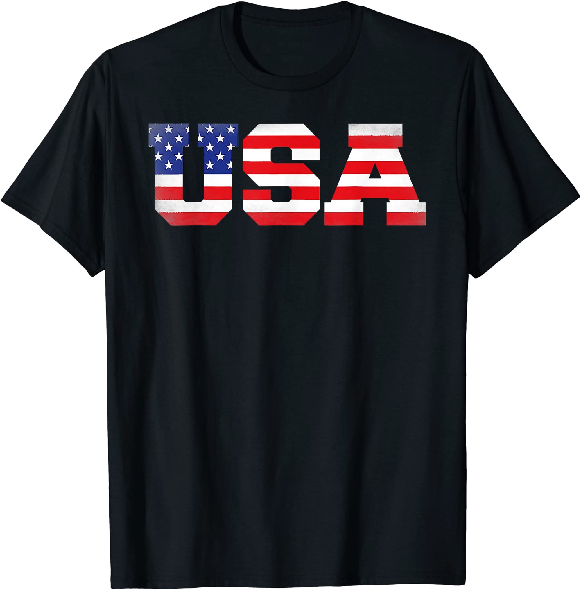 Fourth Of July 4th July Us America Flag Kids Men Patriotic T-shirt Size Up To 5xl