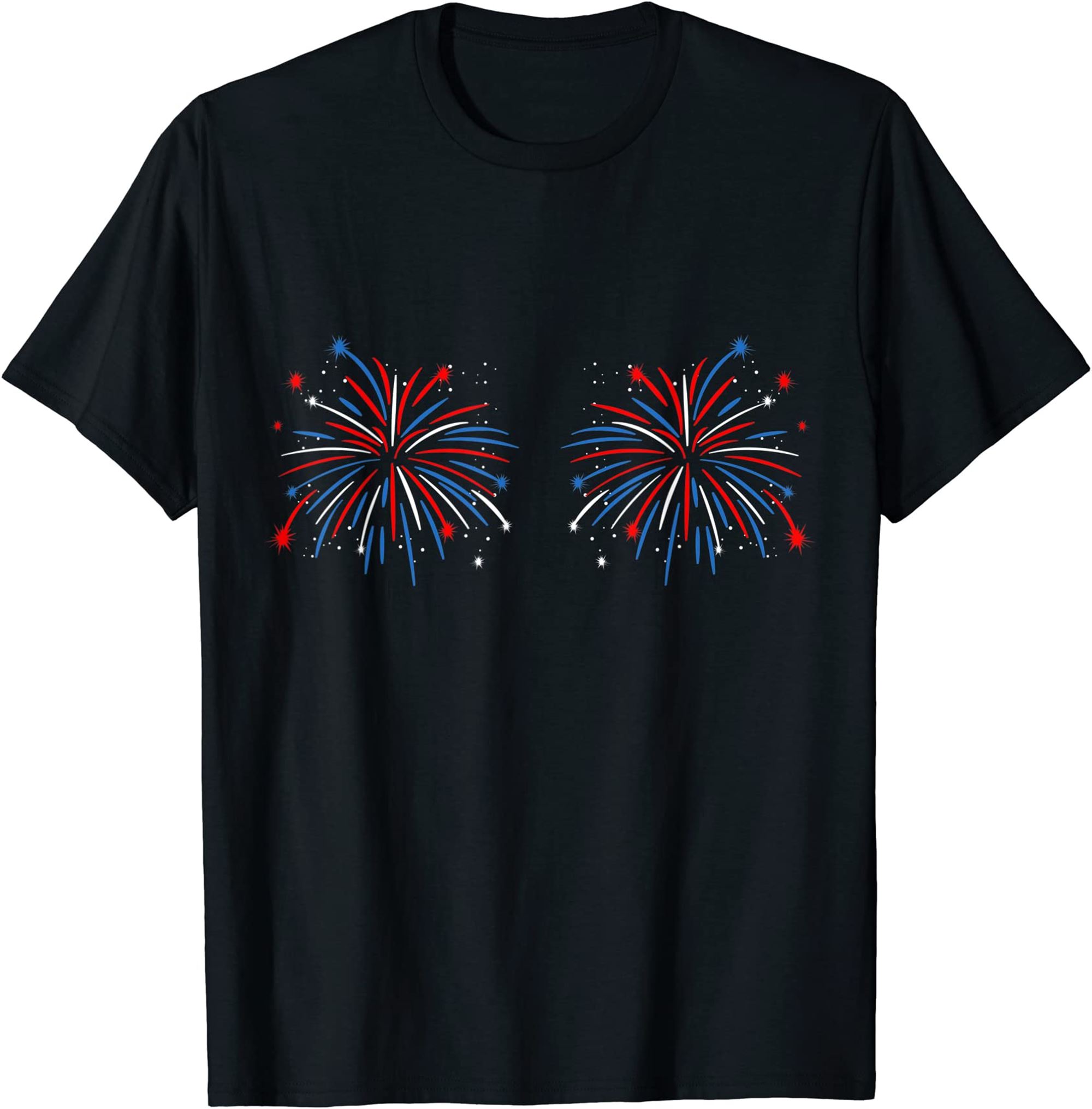 Funny 4th Of July Fireworks For Women T-shirt Plus Size Up To 5xl