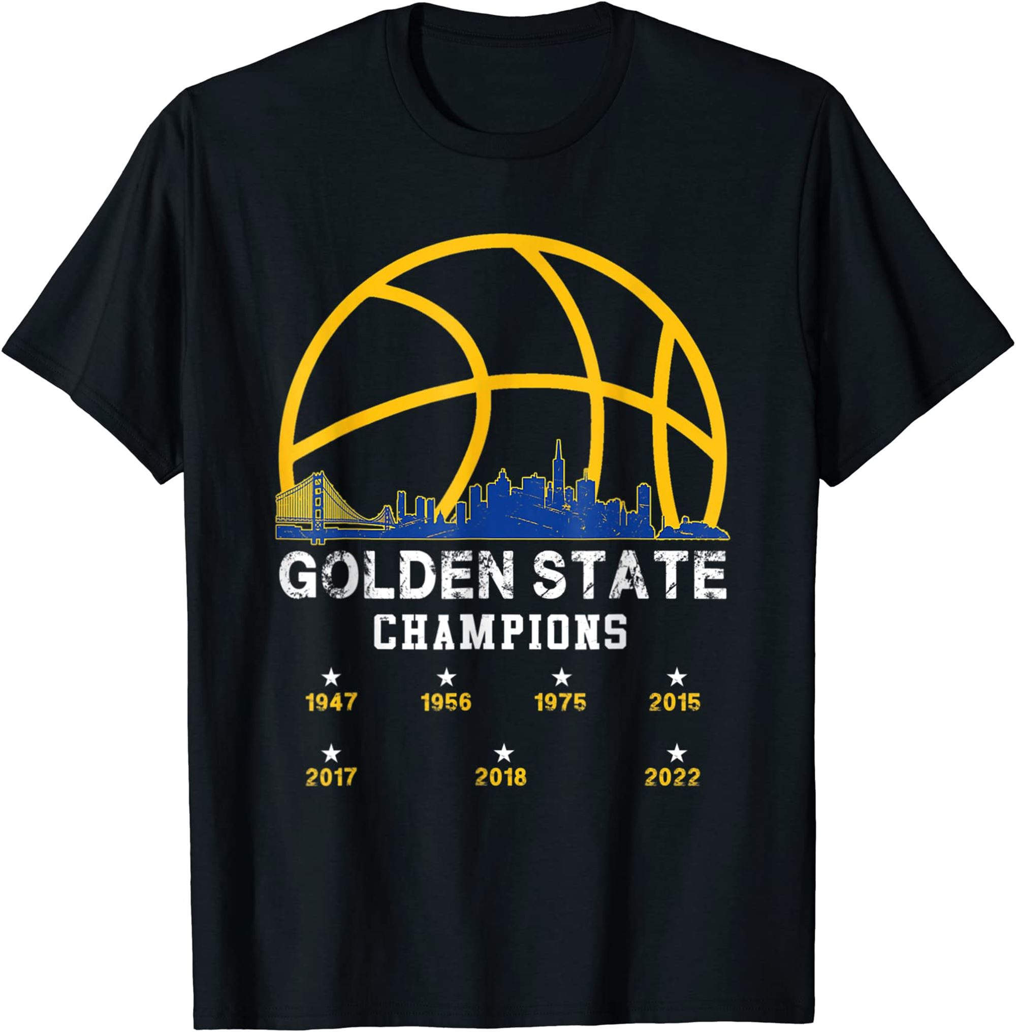 Golden 2022 Basketball For Men Women Warriors T-shirt Plus Size Up To 5xl