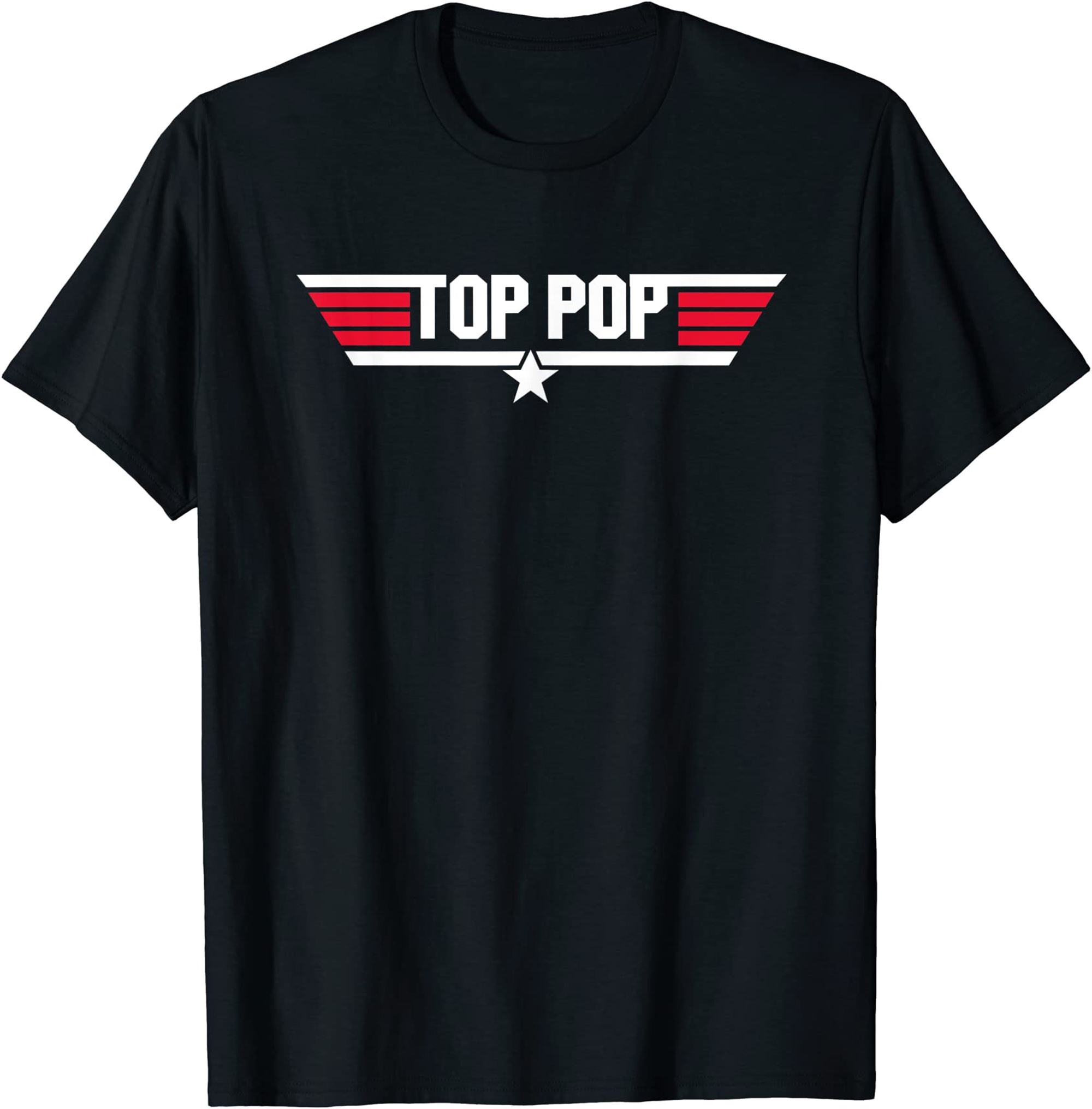 Top Pop Funny Father Grandpa 80s Fathers Day Gift T-shirt Plus Size Up To 5xl