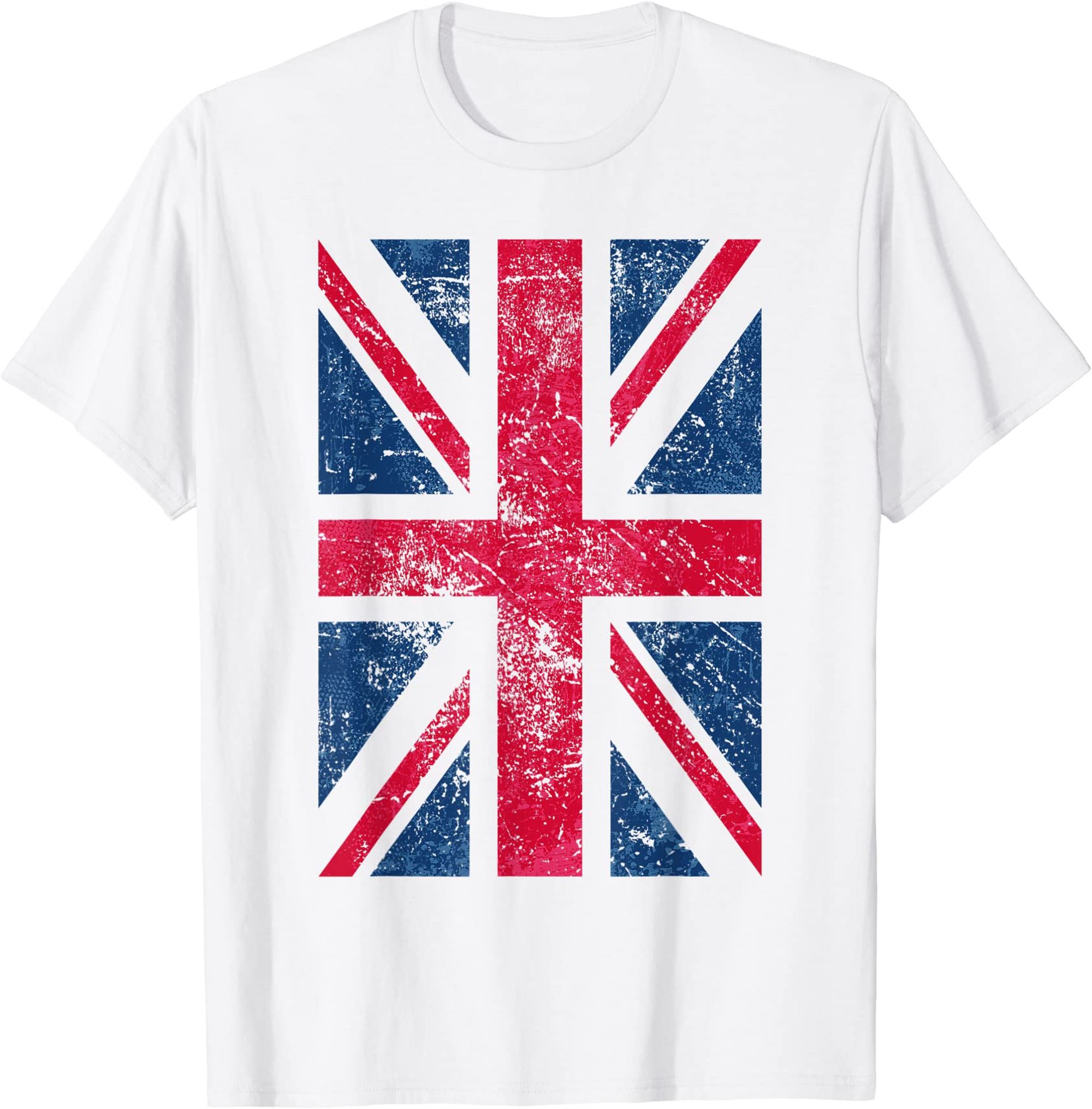 Uk T Shirt Women Men Vintage Retro British Union Jack Flag T-shirt Plus Size Up To 5xl