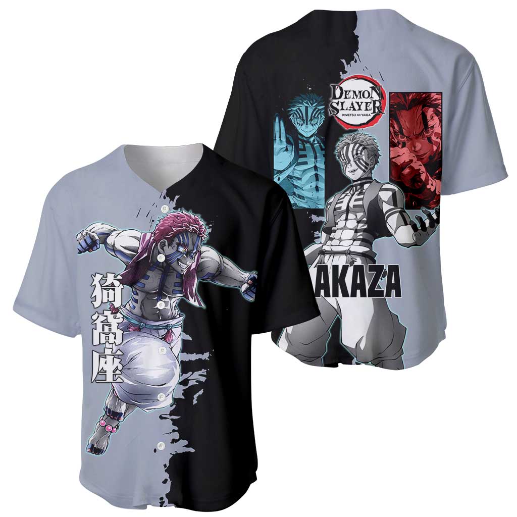 Akaza Split Color Martial Baseball Jersey Akaza Split Color Martial Baseball Jersey