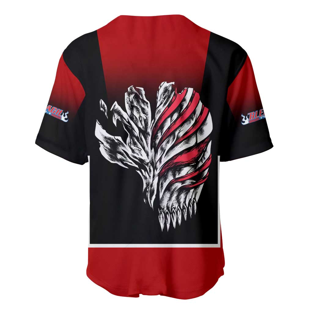 Bleach Ichigo Hollow Mask Panel Baseball Jersey Bleach Ichigo Hollow Mask Panel Baseball Jersey