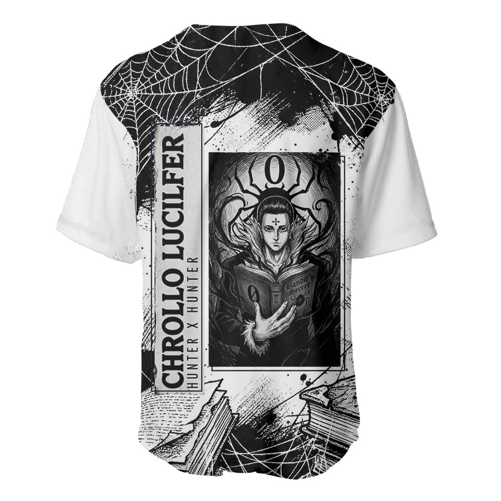 Chrollo Lucilfer Spider Webs Grimoire Baseball Jersey Chrollo Lucilfer Spider Webs Grimoire Baseball Jersey