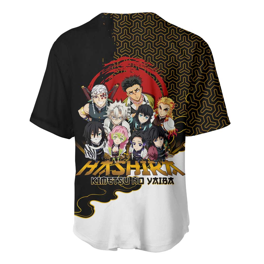 Demon Slayer Gold Cloud Stylized Baseball Jersey Demon Slayer Gold Cloud Stylized Baseball Jersey