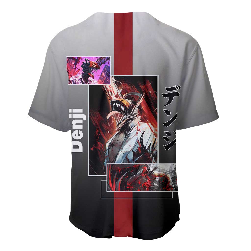Denji Pochita Chainsaw Intense Baseball Jersey Denji Pochita Chainsaw Intense Baseball Jersey