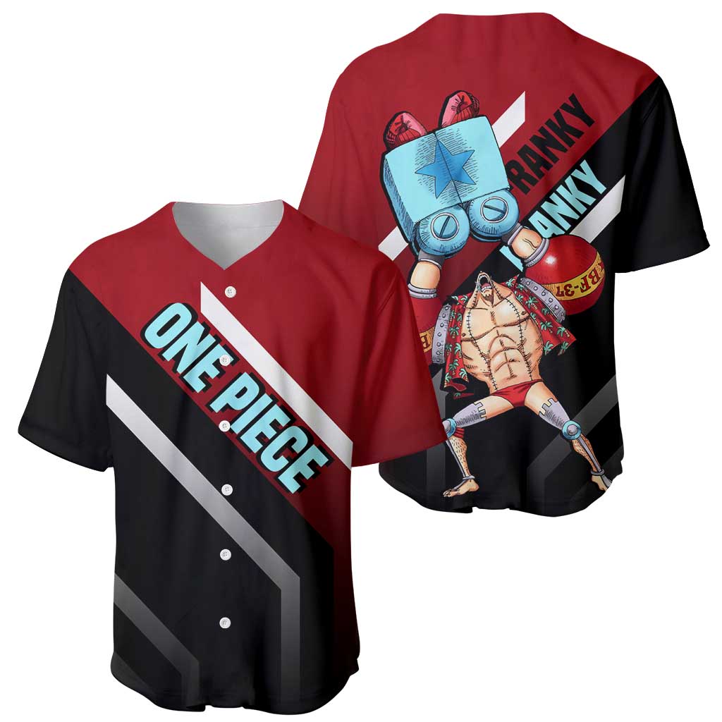 Franky Cyborg Arms Bold Baseball Jersey Franky Cyborg Arms Bold Baseball Jersey
