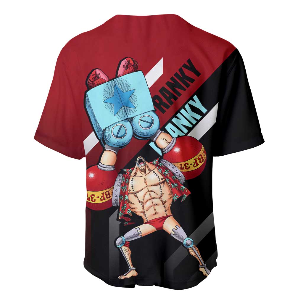 Franky Cyborg Arms Bold Baseball Jersey Franky Cyborg Arms Bold Baseball Jersey