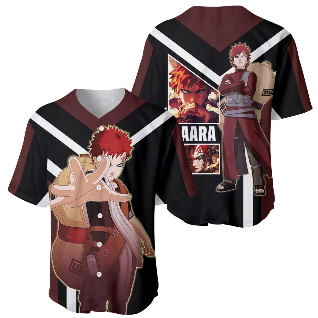 Gaara Sand Powers Intense Baseball Jersey Gaara Sand Powers Intense Baseball Jersey