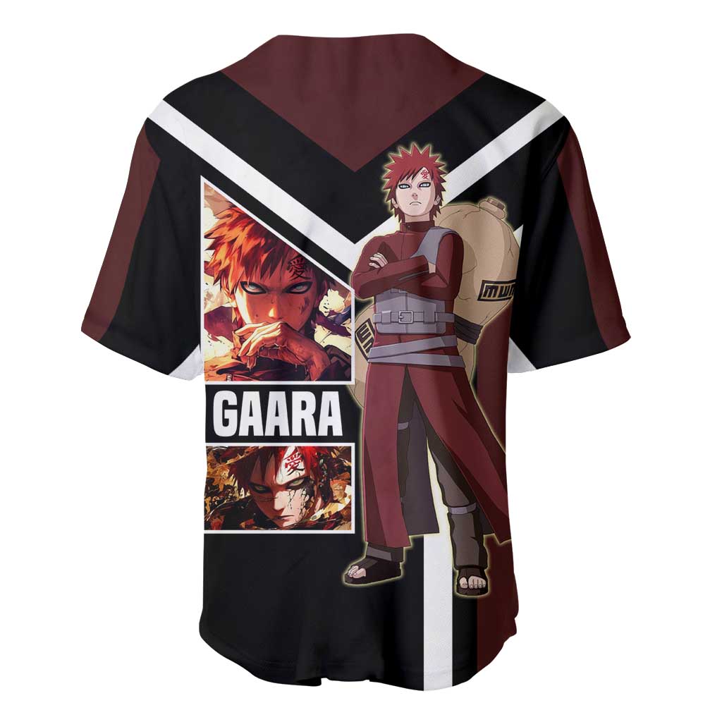 Gaara Sand Powers Intense Baseball Jersey Gaara Sand Powers Intense Baseball Jersey