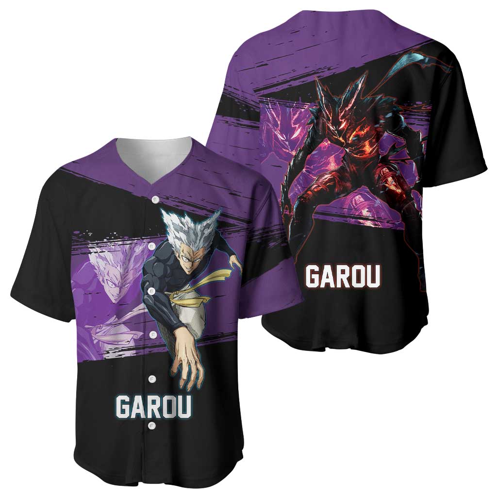 Garou One Hero Monster Forms Baseball Jersey Garou One Hero Monster Forms Baseball Jersey