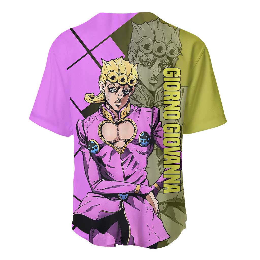 Giorno Giovanna Gold Experience Stylish Baseball Jersey Giorno Giovanna Gold Experience Stylish Baseball Jersey