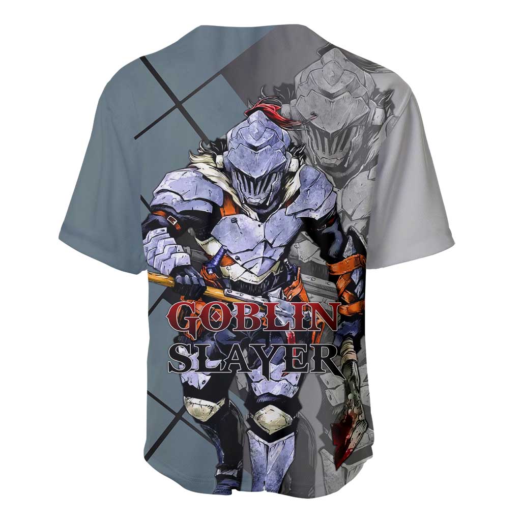 Goblin Slayer Armor Clad Battle Baseball Jersey Goblin Slayer Armor Clad Battle Baseball Jersey
