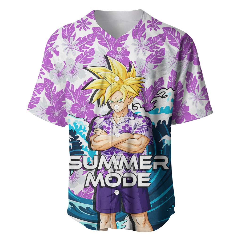 Gohan Dragon Tropical Floral Shirt Baseball Jersey Gohan Dragon Tropical Floral Shirt Baseball Jersey