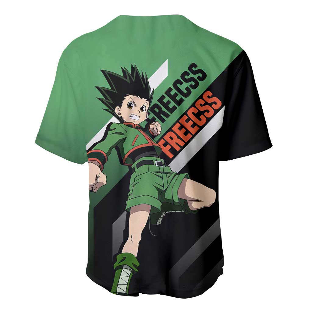 Gon Freecss Green Outfit Adventure-ready Baseball Jersey Gon Freecss Green Outfit Adventure-ready Baseball Jersey