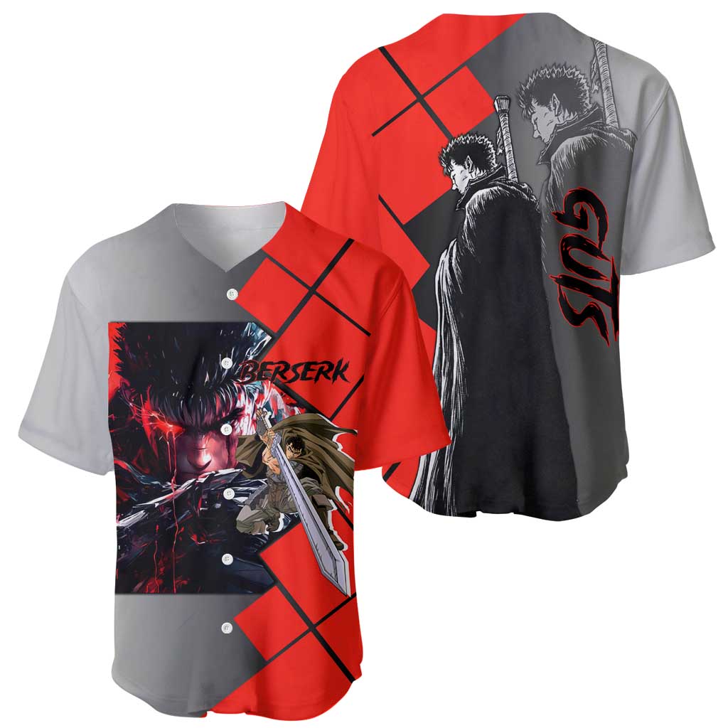 Guts Berserk Dragonslayer Sword Intense Baseball Jersey Guts Berserk Dragonslayer Sword Intense Baseball Jersey