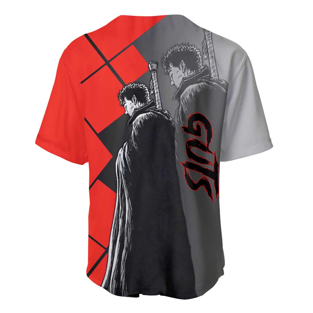 Guts Berserk Dragonslayer Sword Intense Baseball Jersey Guts Berserk Dragonslayer Sword Intense Baseball Jersey