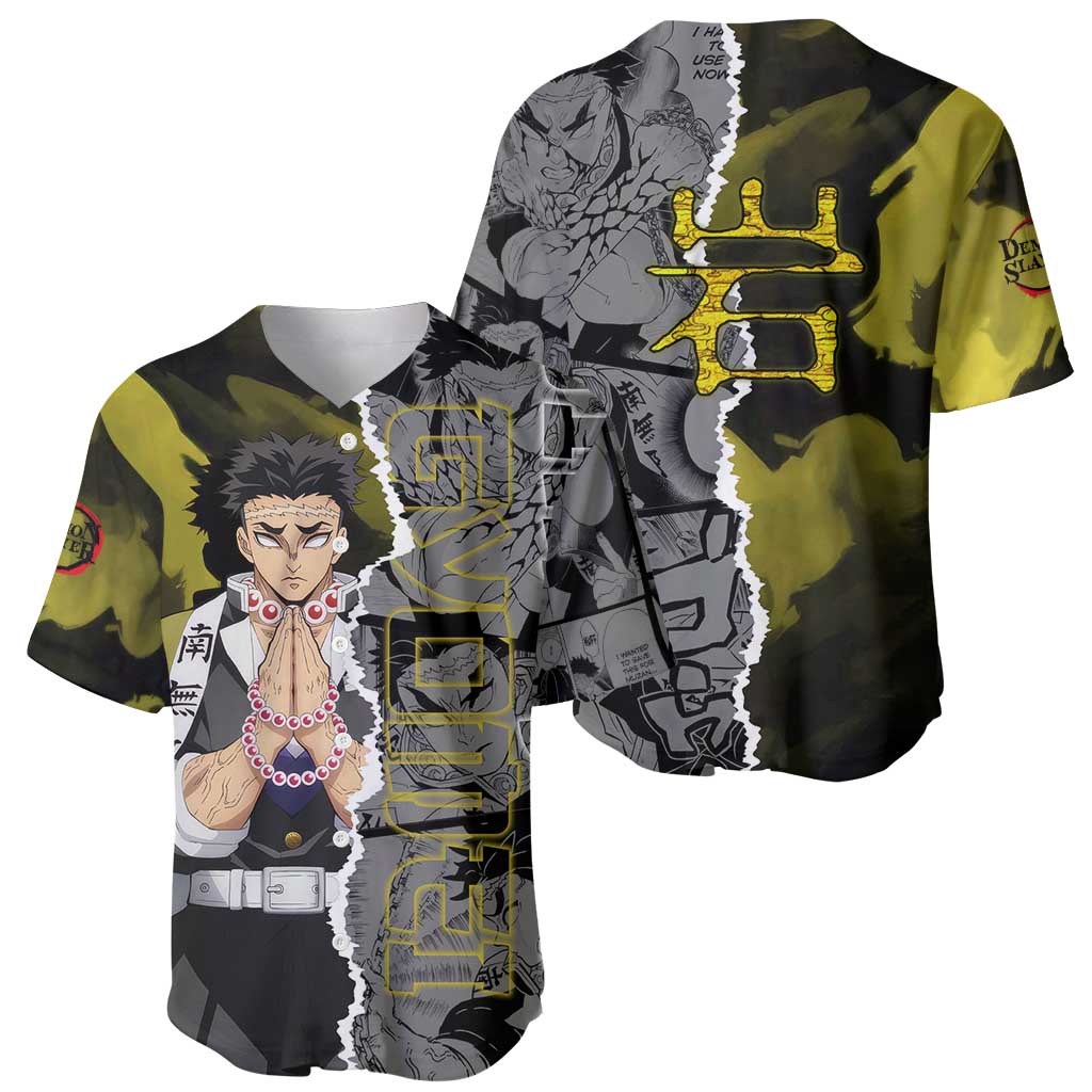 Gyomei Himejima Stone Hashira Axe Baseball Jersey Gyomei Himejima Stone Hashira Axe Baseball Jersey