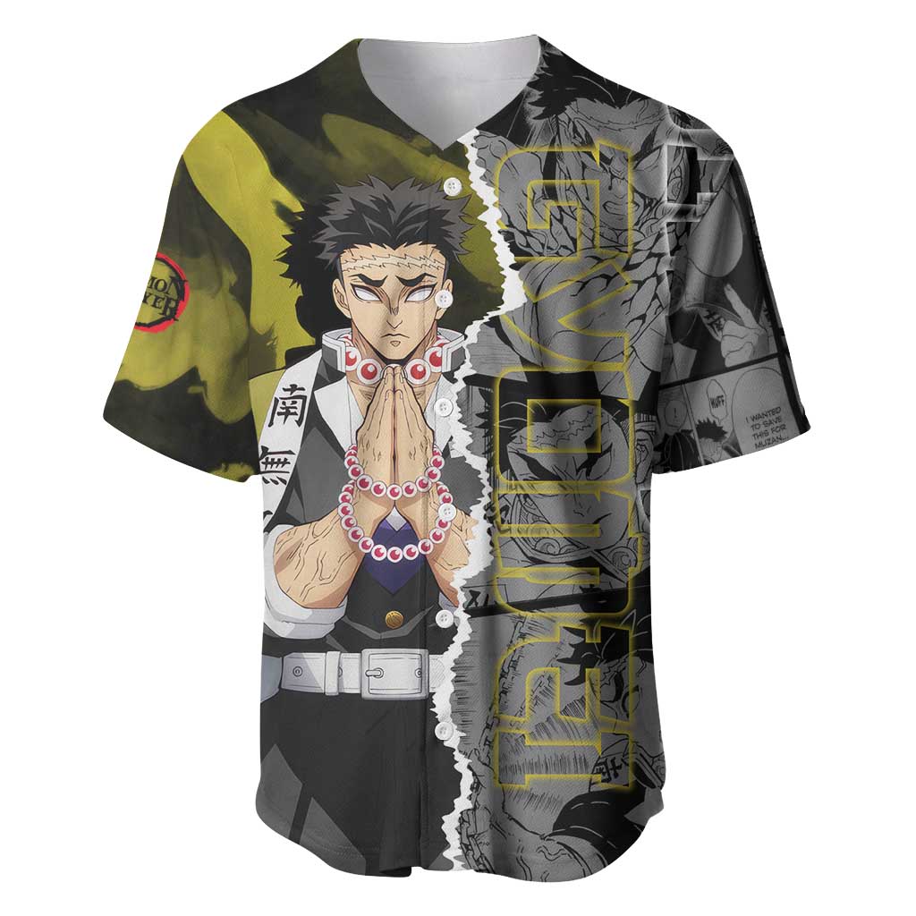 Gyomei Himejima Stone Hashira Axe Baseball Jersey Gyomei Himejima Stone Hashira Axe Baseball Jersey