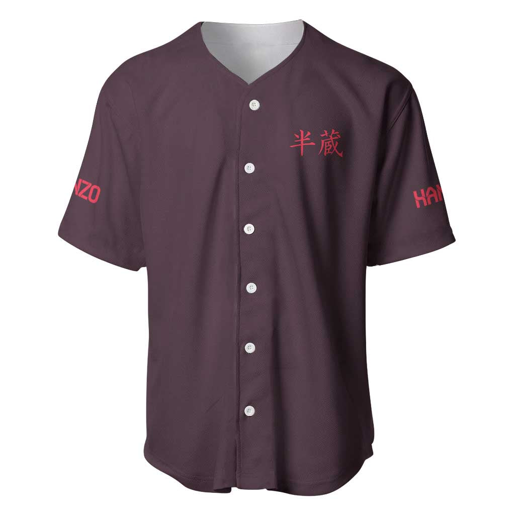 Hanzo Of Japan Baseball Jersey Hanzo Of Japan Baseball Jersey