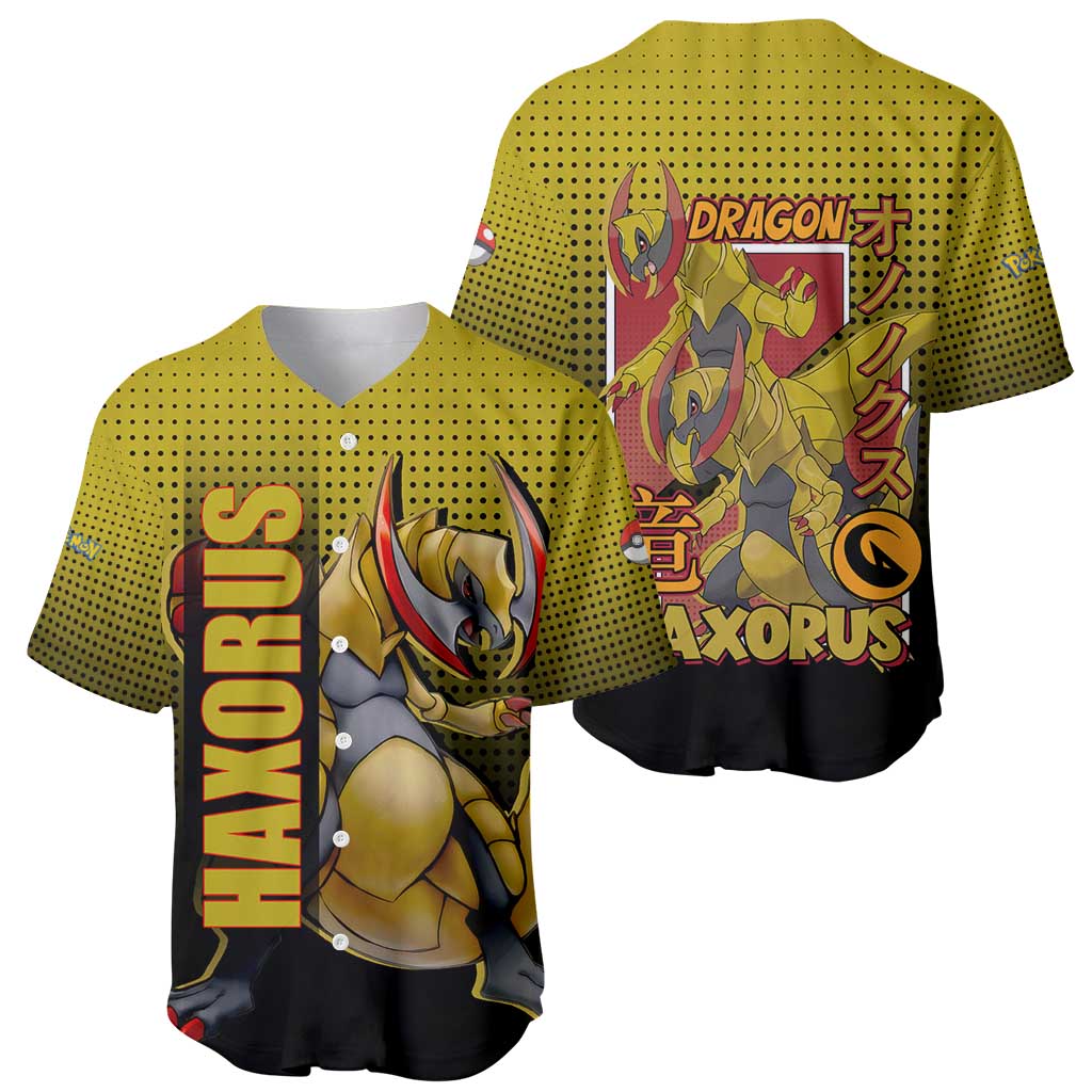 Haxorus Dragon Ability Battle-ready Baseball Jersey Haxorus Dragon Ability Battle-ready Baseball Jersey