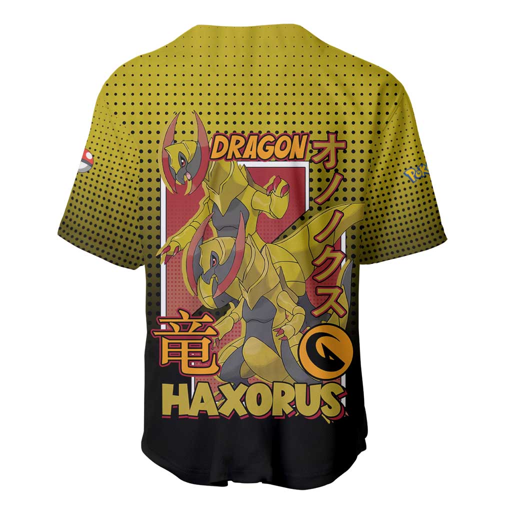 Haxorus Dragon Ability Battle-ready Baseball Jersey Haxorus Dragon Ability Battle-ready Baseball Jersey