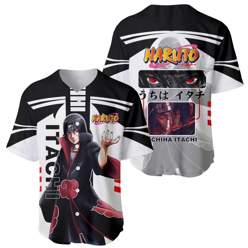 Itachi Uchiha Sharingan Eyes Dark Baseball Jersey Itachi Uchiha Sharingan Eyes Dark Baseball Jersey