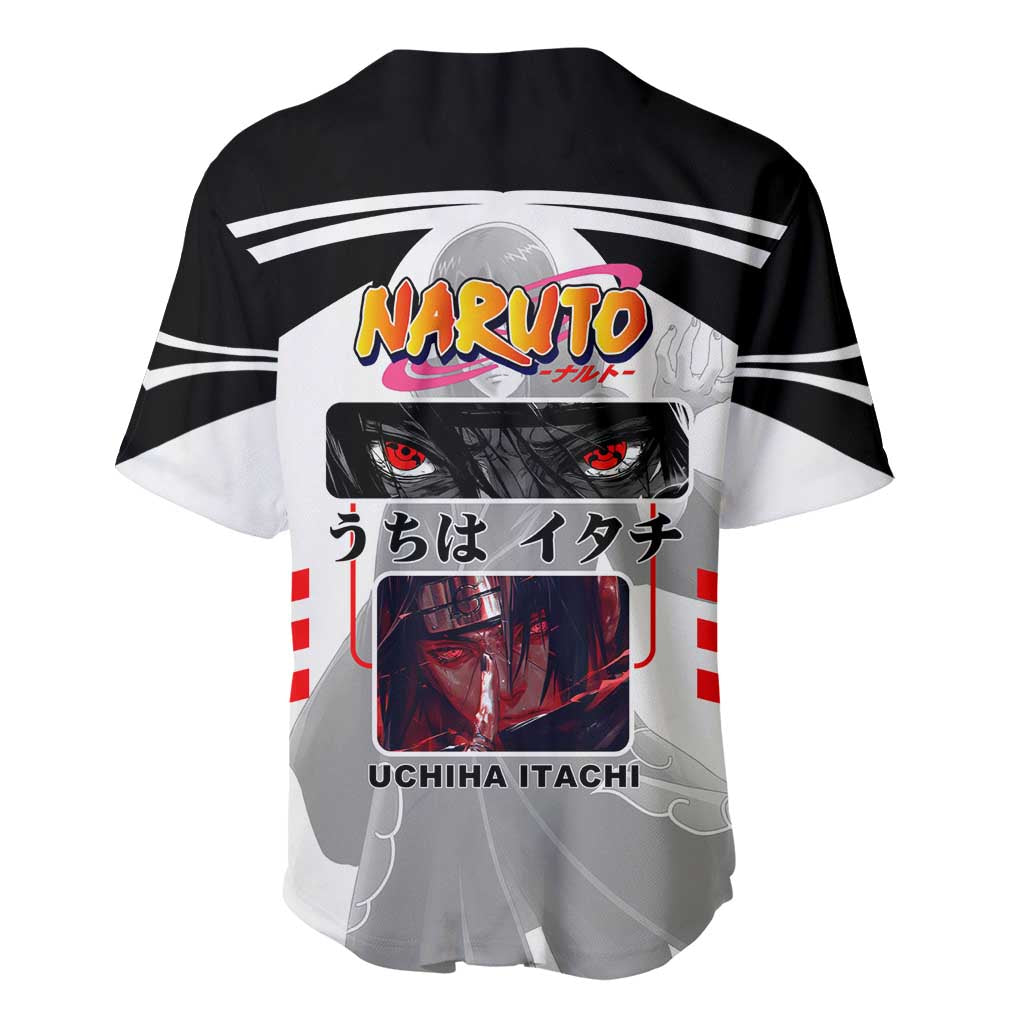 Itachi Uchiha Sharingan Eyes Dark Baseball Jersey Itachi Uchiha Sharingan Eyes Dark Baseball Jersey