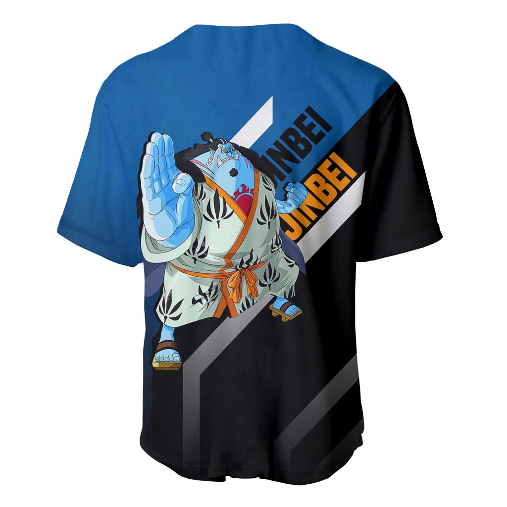 Jinbei Fish-man Warrior Ocean-inspired Baseball Jersey Jinbei Fish-man Warrior Ocean-inspired Baseball Jersey