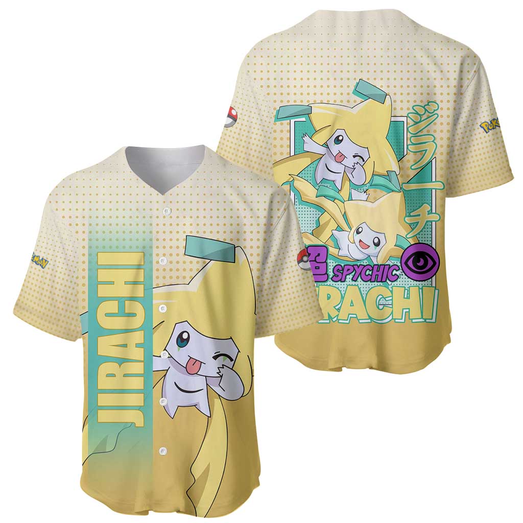 Jirachi Psychic Power Cute Baseball Jersey Jirachi Psychic Power Cute Baseball Jersey